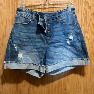 J. Lo denim shorts